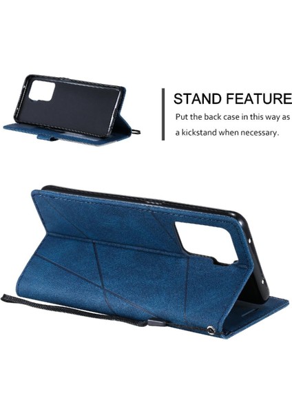 Oppo A94 4G/F19 Pro Için Kılıf Cüzdan Flip Folio Pu Deri Manyetik Kart (Yurt Dışından) modelleri