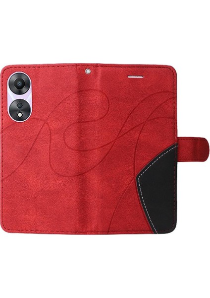 Kart Yuvası Standı Kickstand Koruyucu Iki Renkli Oppo Oppo 5g Için Kılıf (Yurt Dışından)