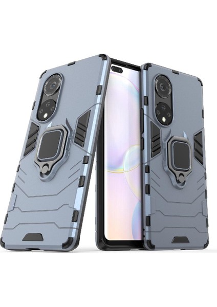 Onur Için Kılıf 50 Pro 5g 360 &deg; Dönen Halka Kickstand Askeri Damla Kapak (Yurt Dışından) modelleri