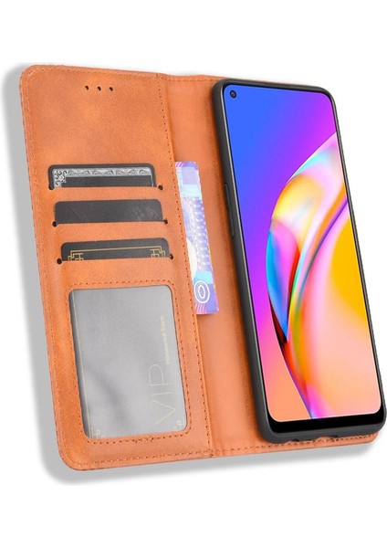Oppo A94 5g Manyetik Kapatma Pu Deri Cüzdan Için Kılıf (Yurt Dışından) indirimleri