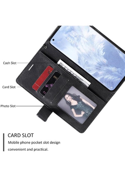 Xiaomi Mi 10/10 Pro Pu Deri Kart Tutucu Kickstand Darbeye (Yurt Dışından)
