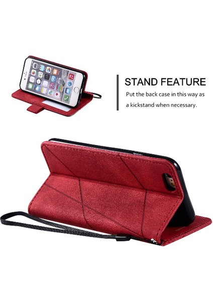 IPhone 6 / 6s Manyetik Pu Deri Kart Tutucu Kickstand Cüzdan (Yurt Dışından) indirimleri