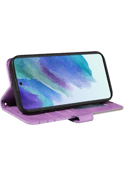 Samsung Galaxy S21 Fe Pu Deri Flip Folio Kılıf ile Iki Renkli (Yurt Dışından) fiyatları