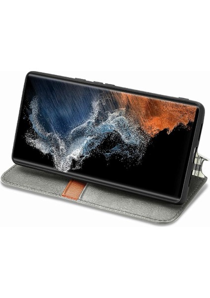 Samsung Galaxy S23 Ultra Cüzdan Fonksiyonu Için Kılıf Moda Tasarım Flip (Yurt Dışından) indirimleri