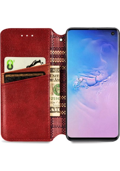 Samsung Galaxy S10E Moda Tasarımı Zarif Iş Cüzdan Için Kılıf (Yurt Dışından)