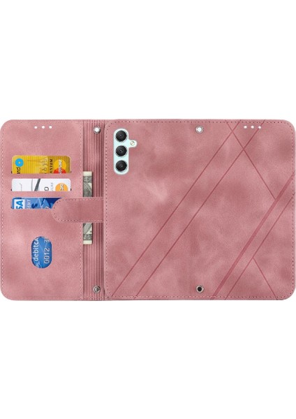 Samsung Galaxy S23 Fe Için Kickstand Durumda El Cüzdan Bilek Kayışı Pu (Yurt Dışından)