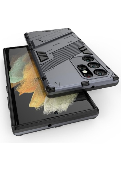 Samsung Galaxy S22 Ultra 5g Kickstand Sağlam Askeri Koruyucu Kılıf (Yurt Dışından) indirimleri