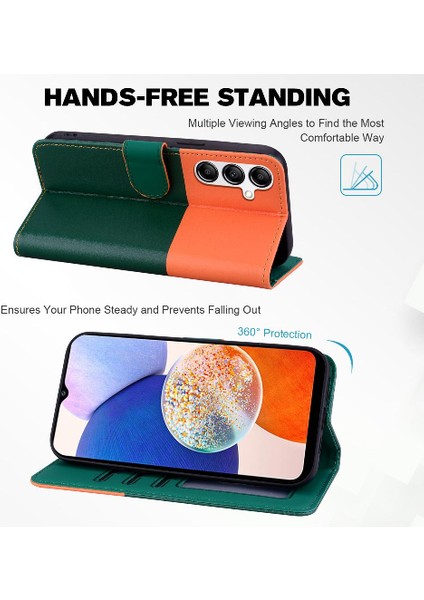 Samsung Galaxy A14 5g Için Kılıf Cüzdan Kapak Çevirin Basit Iş Deri (Yurt Dışından) modelleri