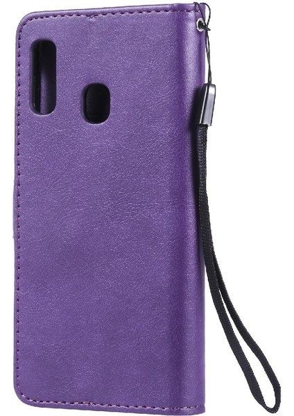 Samsung Galaxy A20E Iş Cüzdan Telefon Kılıfı Için Flip Case Klasik Katı (Yurt Dışından)