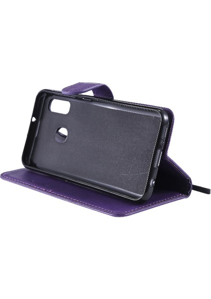 Samsung Galaxy A20E Iş Cüzdan Telefon Kılıfı Için Flip Case Klasik Katı (Yurt Dışından)