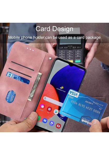 Samsung Galaxy A22 Için Filp Durumda 5g/ F42 5g Pu Deri Kapak Kredi Kartı (Yurt Dışından) modelleri