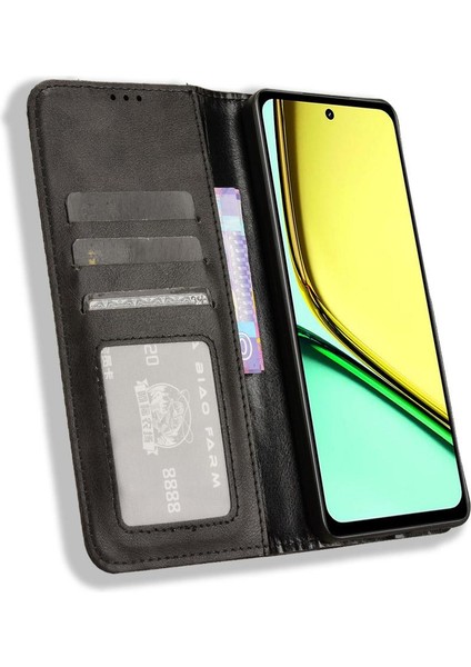 Realme C67 4g Manyetik Kapatma Cüzdan Pu Deri Kılıf (Yurt Dışından) fırsatları