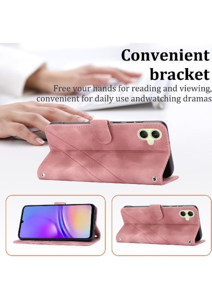 Samsung Galaxy A05 Bilek Kayışı El Cüzdan Kickstand Kredi Için Filp Durumda (Yurt Dışından) fırsatları