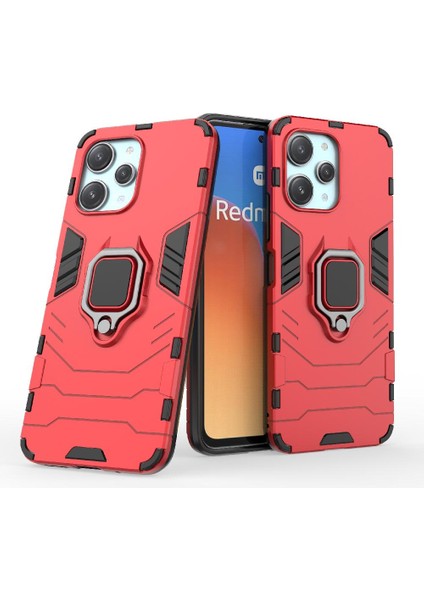 Xiaomi Redmi Için 12 4g Askeri Damla Koruma Darbeye Kapak Halkası (Yurt Dışından)