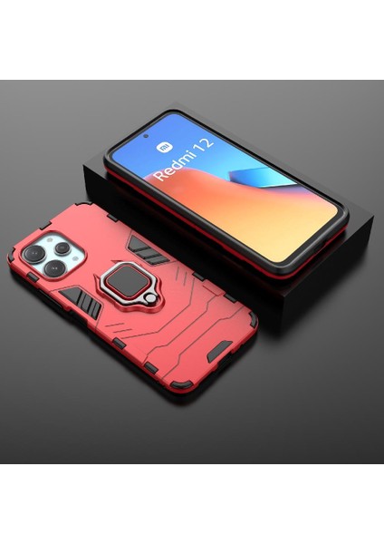 Xiaomi Redmi Için 12 4g Askeri Damla Koruma Darbeye Kapak Halkası (Yurt Dışından)