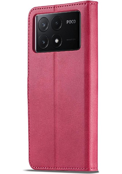 Xiaomi Redmi Poco X6 Pro 5g Buzağı Doku Yatay Çevir Deri Kılıf (Yurt Dışından)