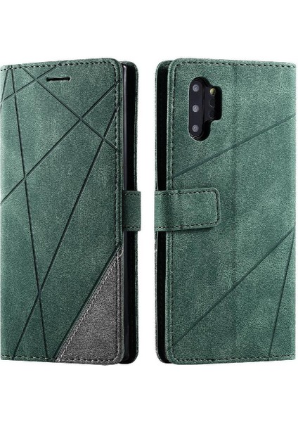 Samsung Galaxy Not 10 Artı Manyetik Darbeye Pu Deri Kart (Yurt Dışından)