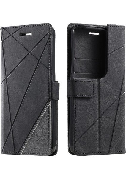 Oppo Oppo 8 Pro Manyetik Kart Tutucu Için Kılıf Kickstand Darbeye Pu Flip (Yurt Dışından)
