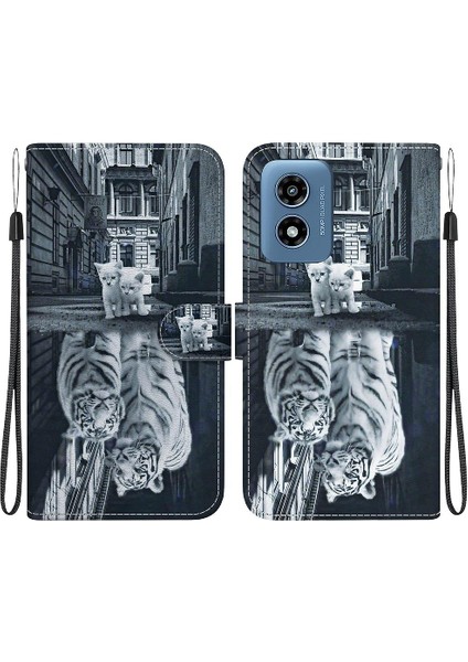 Motorola Moto G Oynamak Için Kılıf 4g 2024 Manyetik Kapatma Pu Deri Cüzdan (Yurt Dışından) indirimleri