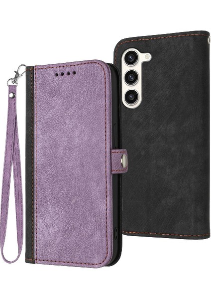Samsung Galaxy S24 Artı Kickstand Koruyucu Cüzdan Pu Deri (Yurt Dışından)
