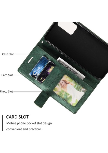 Oppo A74 4G/A95 4g Pu Deri Darbeye Kart Tutucu Kickstand Için Kılıf (Yurt Dışından) modelleri