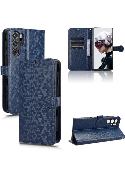 Nubia Kırmızı Sihirli 9 Pro/pro Artı Geometrik Desen Deri Cüzdan Için Kılıf (Yurt Dışından)