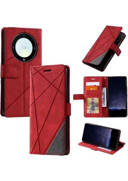Onur X9A 5g Manyetik Kart Tutucu Için Kılıf Kickstand Cüzdan Flip Folio Pu (Yurt Dışından) indirimleri