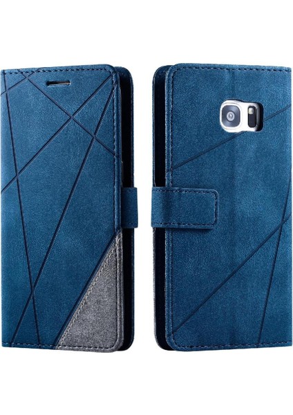 Samsung Galaxy S7 Kenar Cüzdan Flip Folio Darbeye Kart Tutucu (Yurt Dışından)