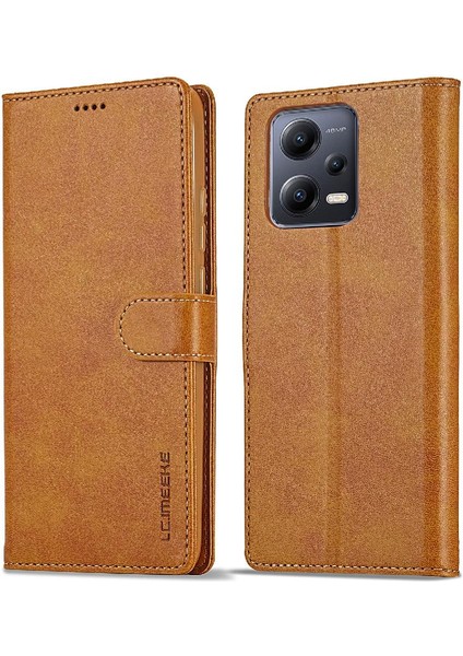 Xiaomi Redmi Not 12 5g Için Tutucu ile Buzağı Doku Yatay Çevirme (Yurt Dışından)