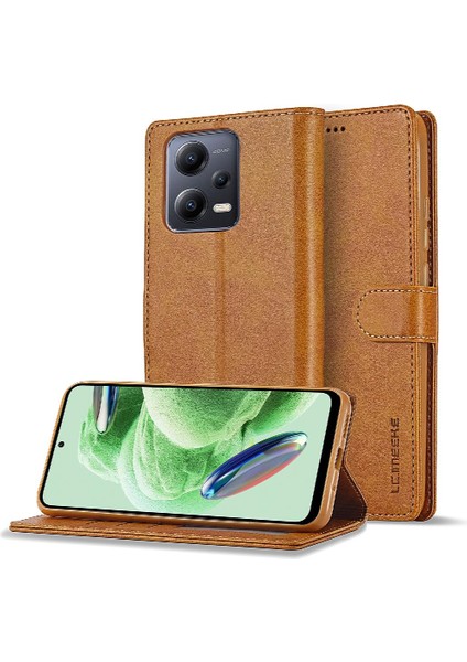 Xiaomi Redmi Not 12 5g Için Tutucu ile Buzağı Doku Yatay Çevirme (Yurt Dışından)