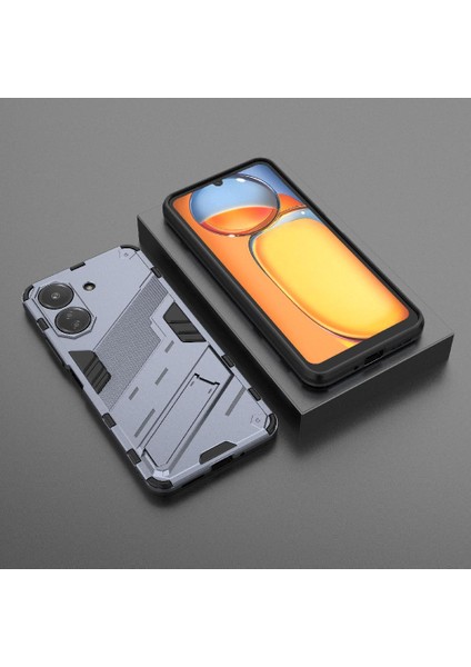 Xiaomi Redmi 13C Kickstand Sağlam Askeri Koruyucu Kapak Için Kılıf (Yurt Dışından)