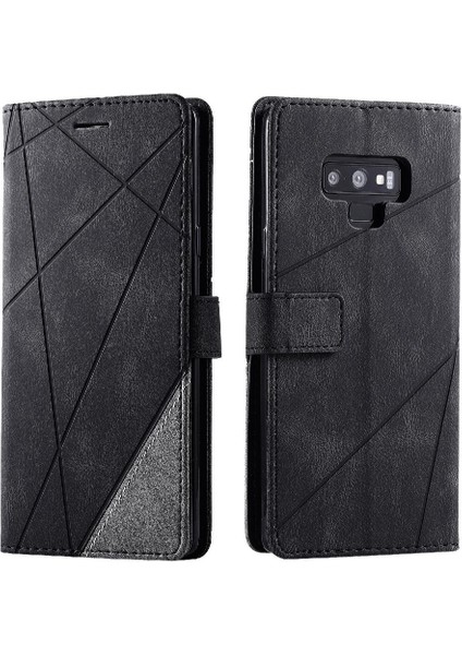 Samsung Galaxy Not 9 Için Kılıf Pu Deri Darbeye Kart Tutucu Kickstand (Yurt Dışından)
