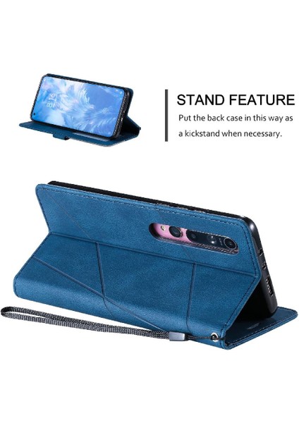 Xiaomi Mi 10/10 Pro Pu Deri Kart Tutucu Kickstand Darbeye (Yurt Dışından)