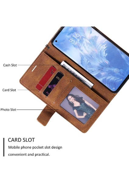 Xiaomi Mi 10/10 Pro Pu Deri Kart Tutucu Kickstand Darbeye (Yurt Dışından)