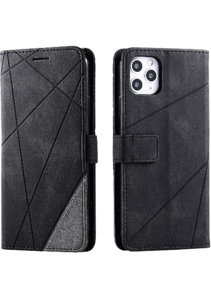 IPhone 11 Için Kılıf Pro Max Cüzdan Flip Folio Darbeye Kart Tutucu Pu (Yurt Dışından)