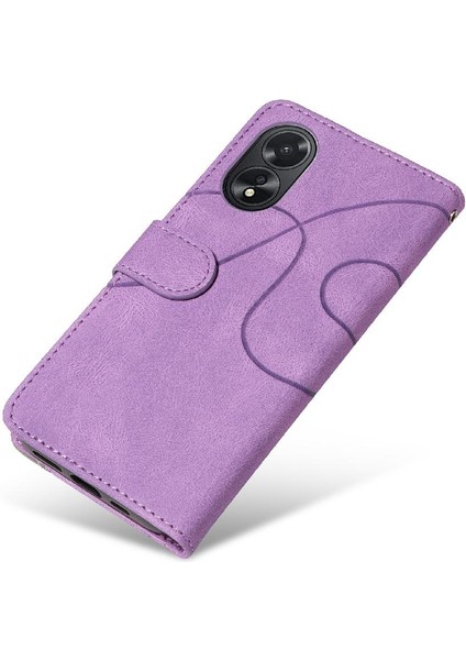 Oppo A38 4G/A18 4g Kickstand Koruyucu Kart Yuvası Standı Pu (Yurt Dışından) modelleri