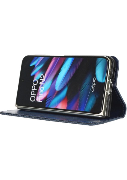 Oppo Bulmak N2 Pu Deri Manyetik Kapatma Cüzdan (Yurt Dışından)