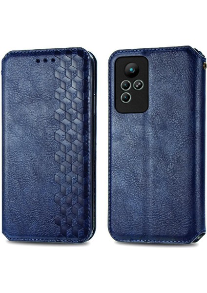 Infinix Not 11 Için Kılıf Cüzdan Fonksiyonu Deri Çanta Zarif Flip (Yurt Dışından)
