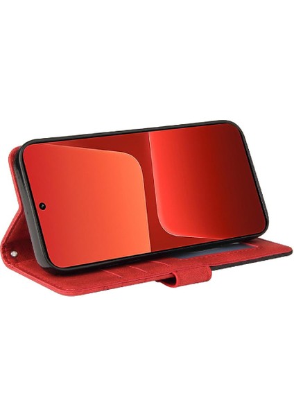 Xiaomi 13 Kickstand Koruyucu Iki Renkli Dikiş Pu Deri (Yurt Dışından) fiyatları