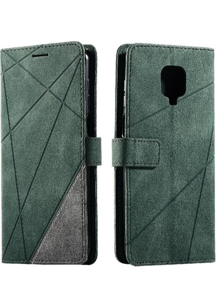 Xiaomi Redmi Için Not 9 Pro Max Pu Deri Manyetik Cüzdan Flip Folio (Yurt Dışından)