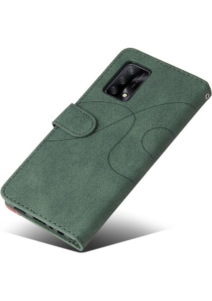 Kart Yuvası Standı ile Oppo A74 4g Için Kılıf Pu Deri Flip Folio Kılıf (Yurt Dışından) fiyatları