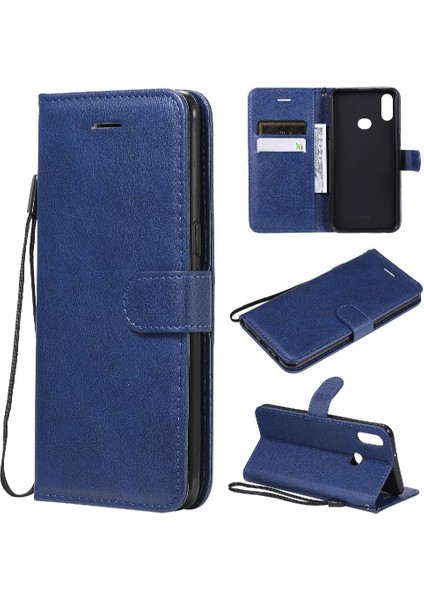 Kart ile Samsung Galaxy A10S Iş Cüzdan Telefon Kılıfı Için Flip Case (Yurt Dışından)