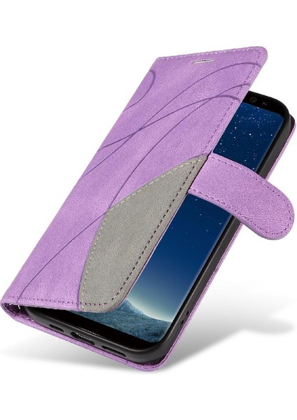Samsung Galaxy S8 Artı Pu Deri Flip Folio Kılıf Kickstand ile (Yurt Dışından)