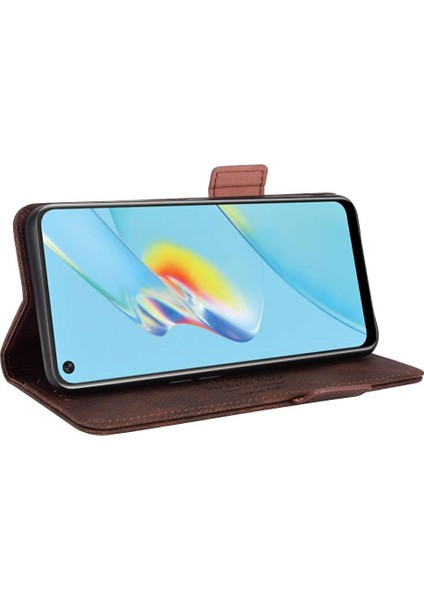 Oppo A54 4g Kart Ekleme Koruyucu Kapak Için Kılıf Deri Folio Kapak (Yurt Dışından) modelleri