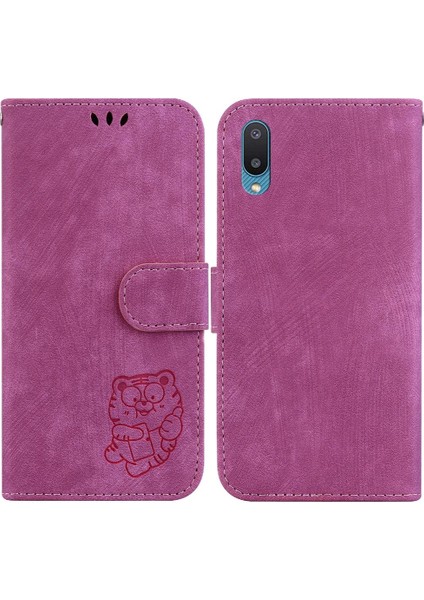 Samsung Galaxy A02/M02 Tutucu Kapak Flip Folio Cüzdan Kılıf Kartı (Yurt Dışından)
