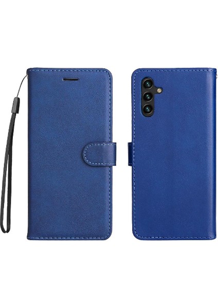 Kart Yuvası ile Samsung Galaxy A13 5g Klasik Düz Renk Için Flip Case (Yurt Dışından)