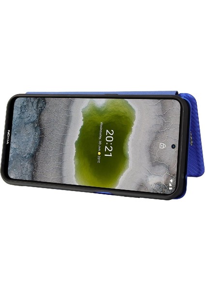 Nokia X10/X20 Kart Ekleme Tam Koruma Manyetik Karbon Için Kılıf (Yurt Dışından)