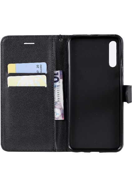 Samsung Galaxy Için Flip Case A50/A50S/A30S Klasik Katı Renk Kartı ile (Yurt Dışından) indirimleri