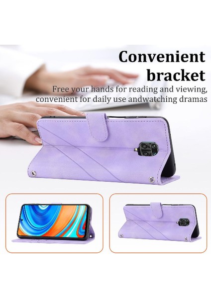 Xiaomi Redmi Not 9s Için Filp Durumda Bilek Kayışı El Cüzdan Kickstand Kart (Yurt Dışından)