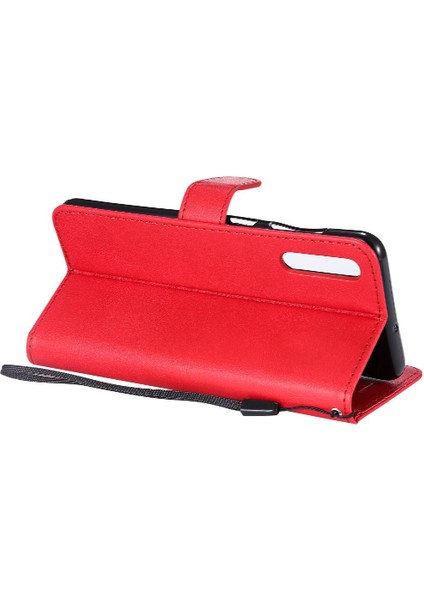 Samsung Galaxy Için Flip Case A50/A50S/A30S Klasik Katı Renk Kartı ile (Yurt Dışından) fırsatları